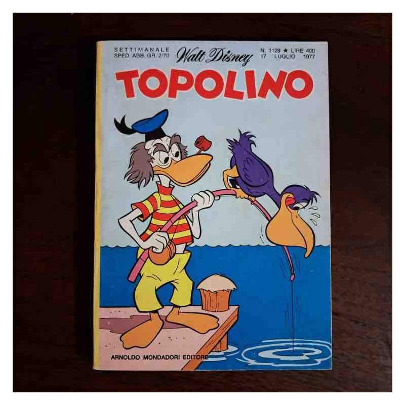 Topolino Libretto n.1129 Walt Disney con bollino