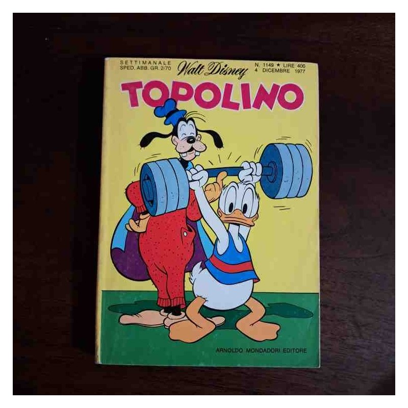 Topolino Libretto n.1149 Walt Disney con bollino