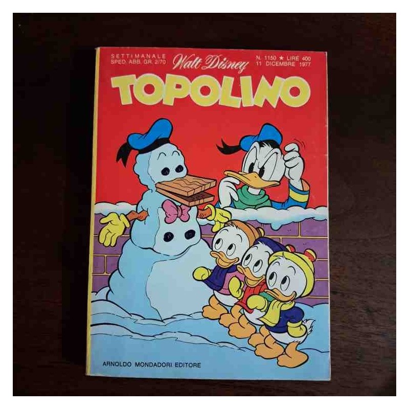 Topolino Libretto n.1150 Walt Disney con bollino