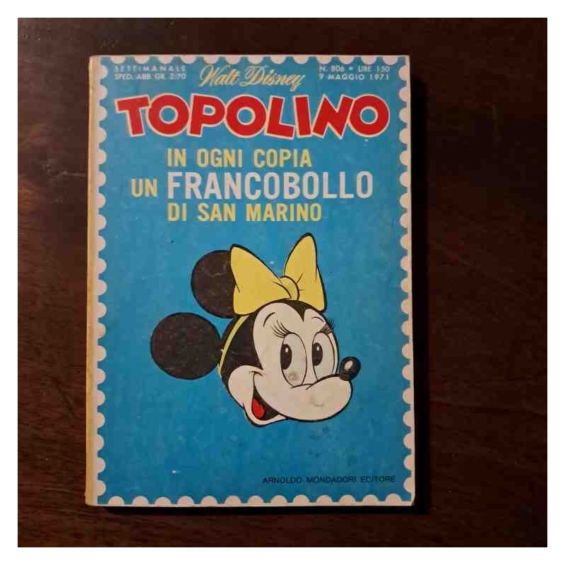 Topolino Libretto n.806 Walt Disney