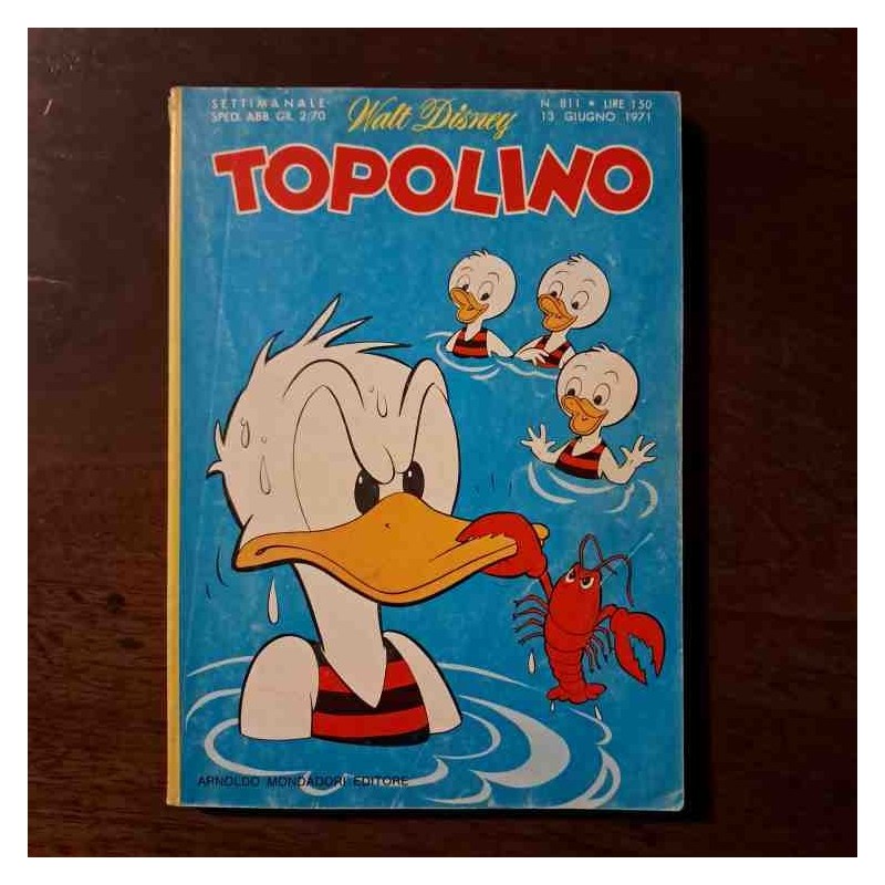 Topolino Libretto n.811 Walt Disney con bollino