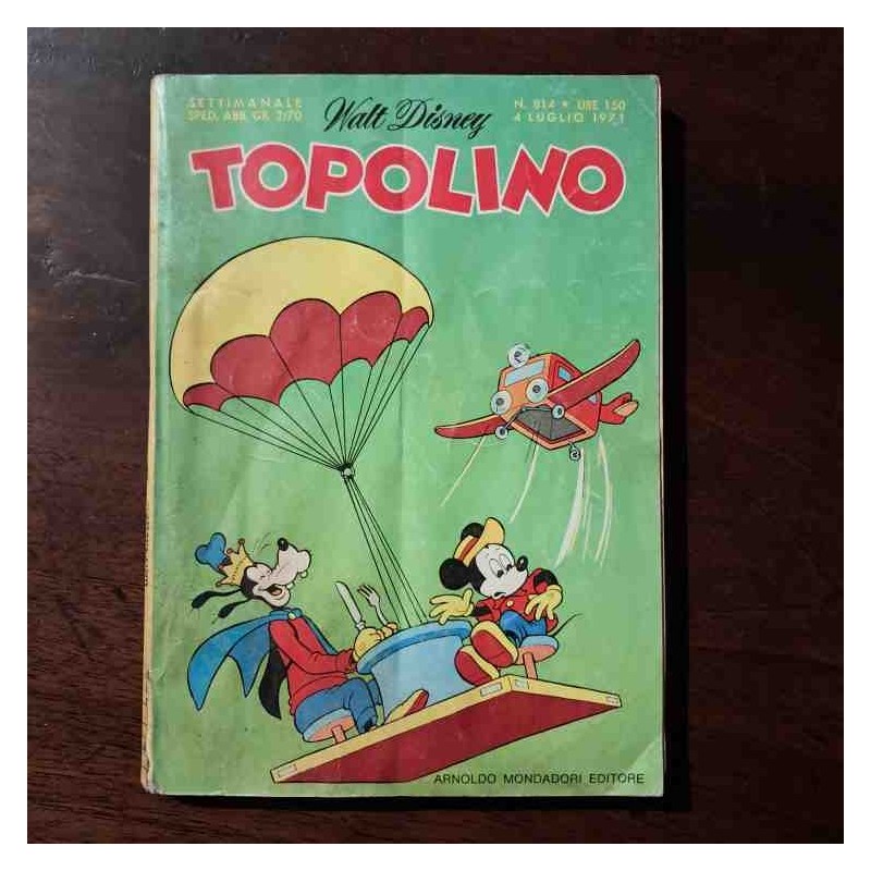 Topolino Libretto n.814 Walt Disney con bollino