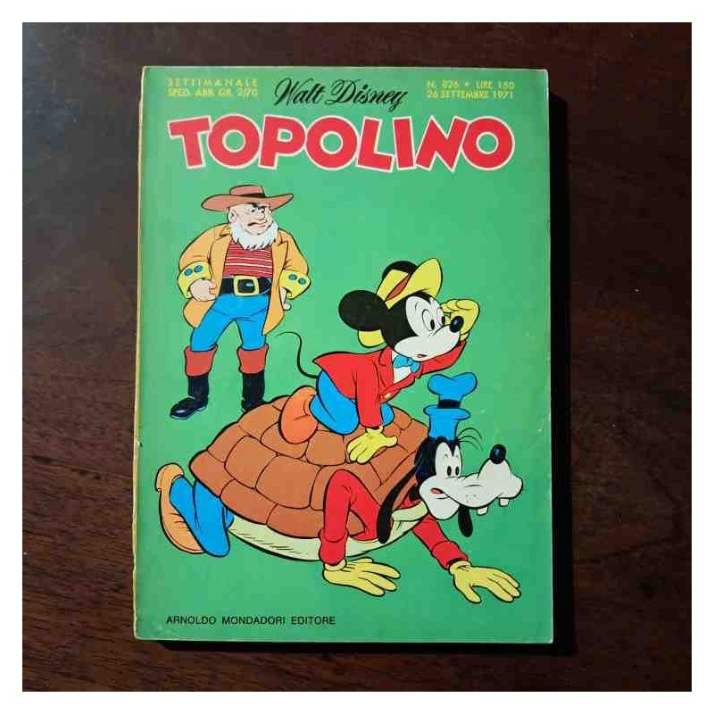 Topolino Libretto n.826 Walt Disney con bollino