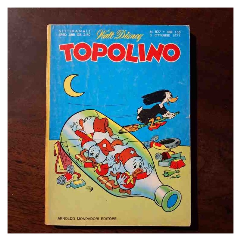 Topolino Libretto n.827 Walt Disney con bollino e cedola