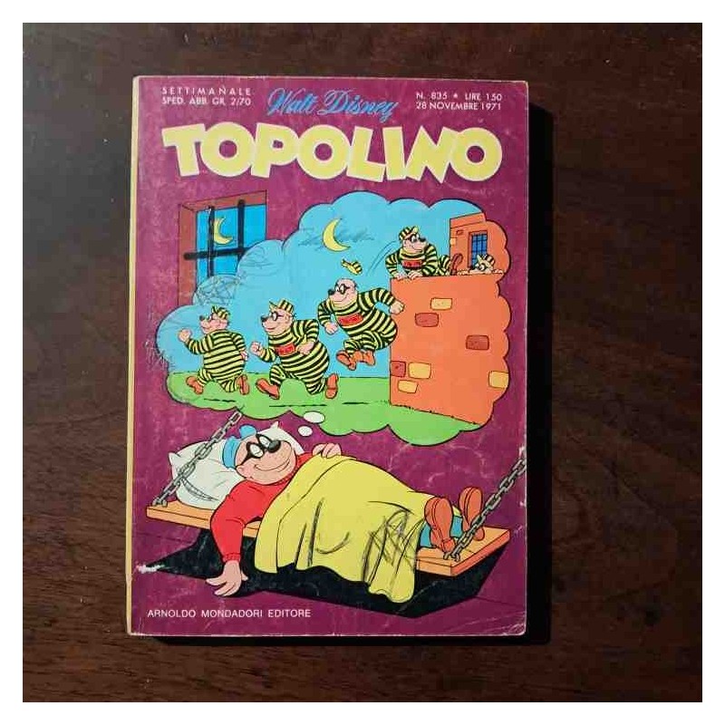 Topolino Libretto n.835 Walt Disney