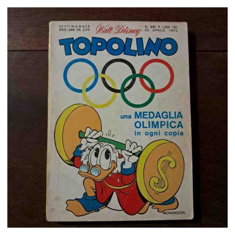 Topolino Libretto n.856 Walt Disney con bollino