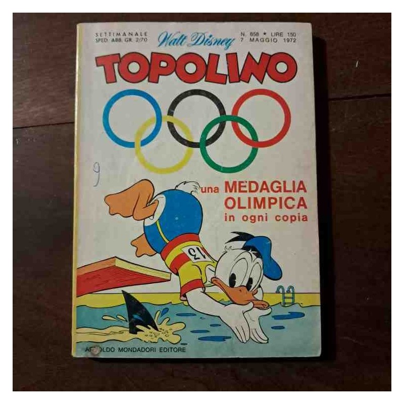 Topolino Libretto n.858 Walt Disney con bollino