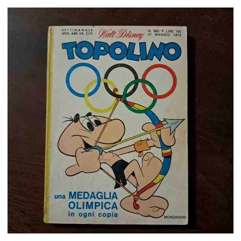 Topolino Libretto n.860 Walt Disney con bollino