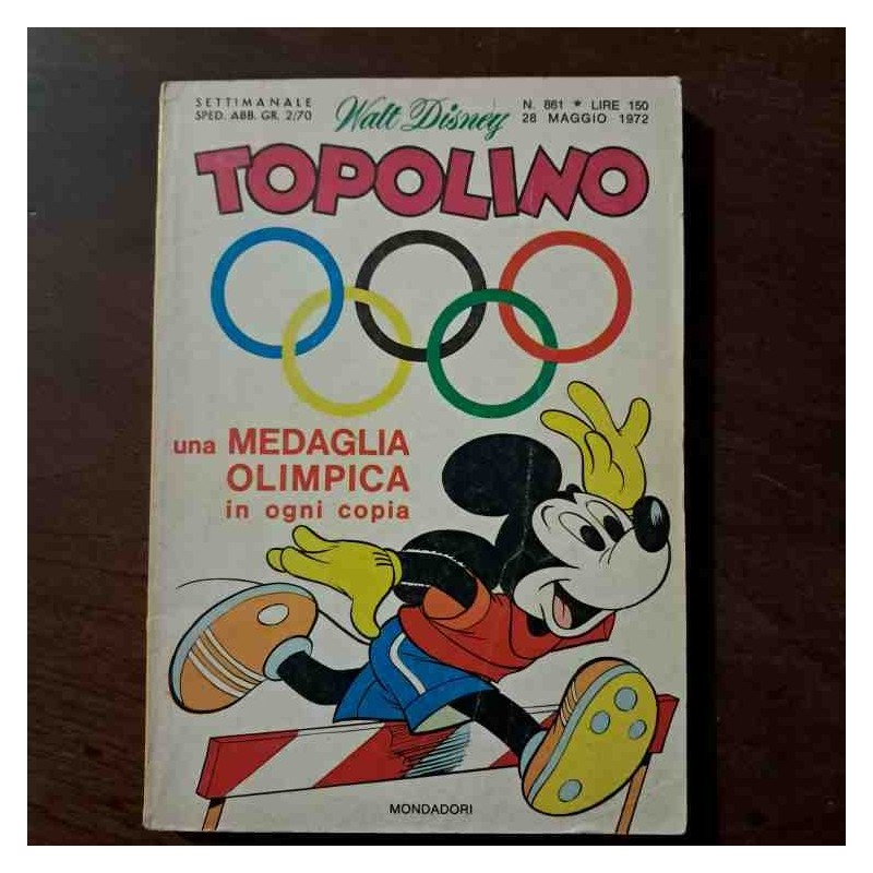 Topolino Libretto n.861 Walt Disney con bollino