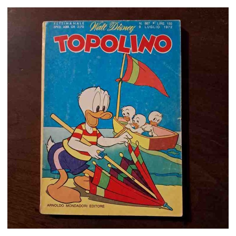 Topolino Libretto n.867 Walt Disney