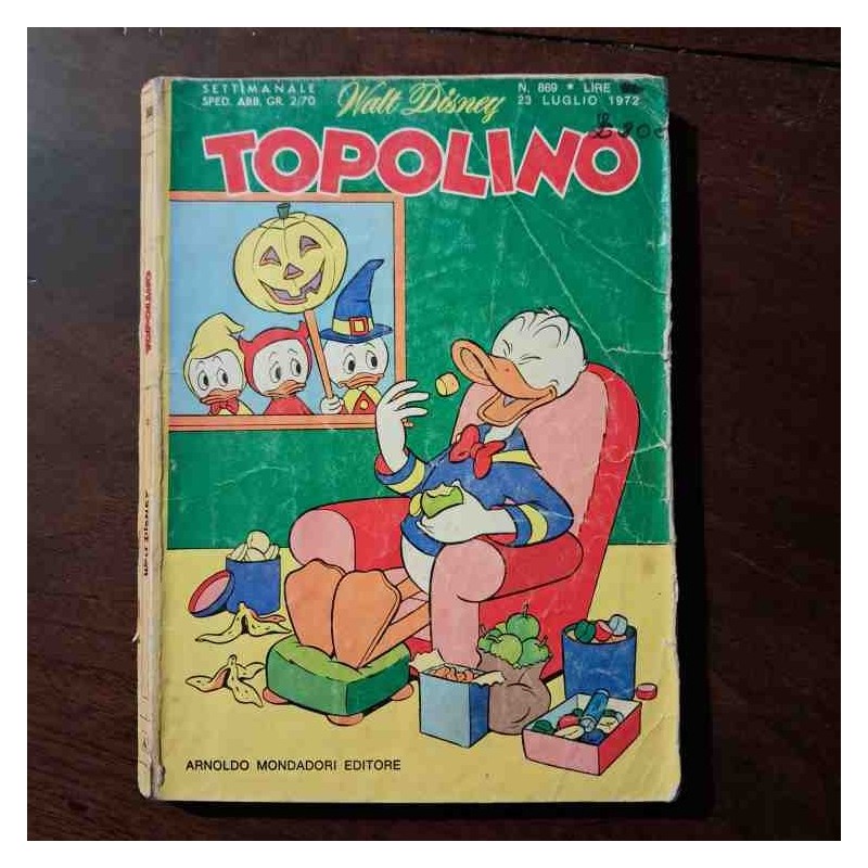 Topolino Libretto n.869 Walt Disney con bollino