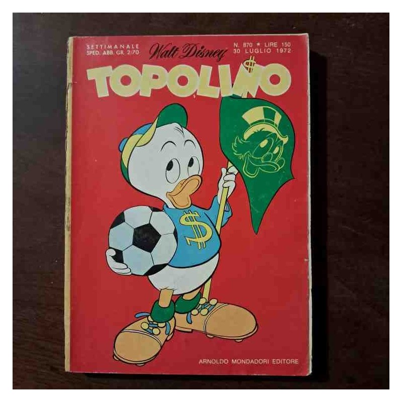 Topolino Libretto n.870 Walt Disney con bollino