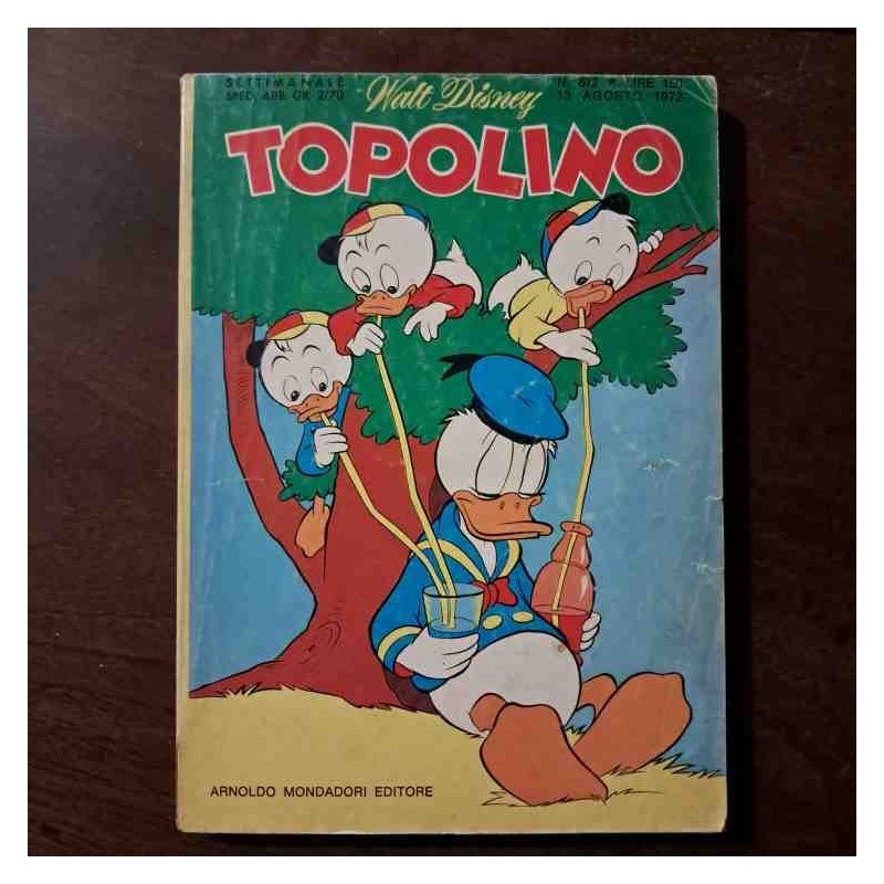 Topolino Libretto n.872 Walt Disney con bollino