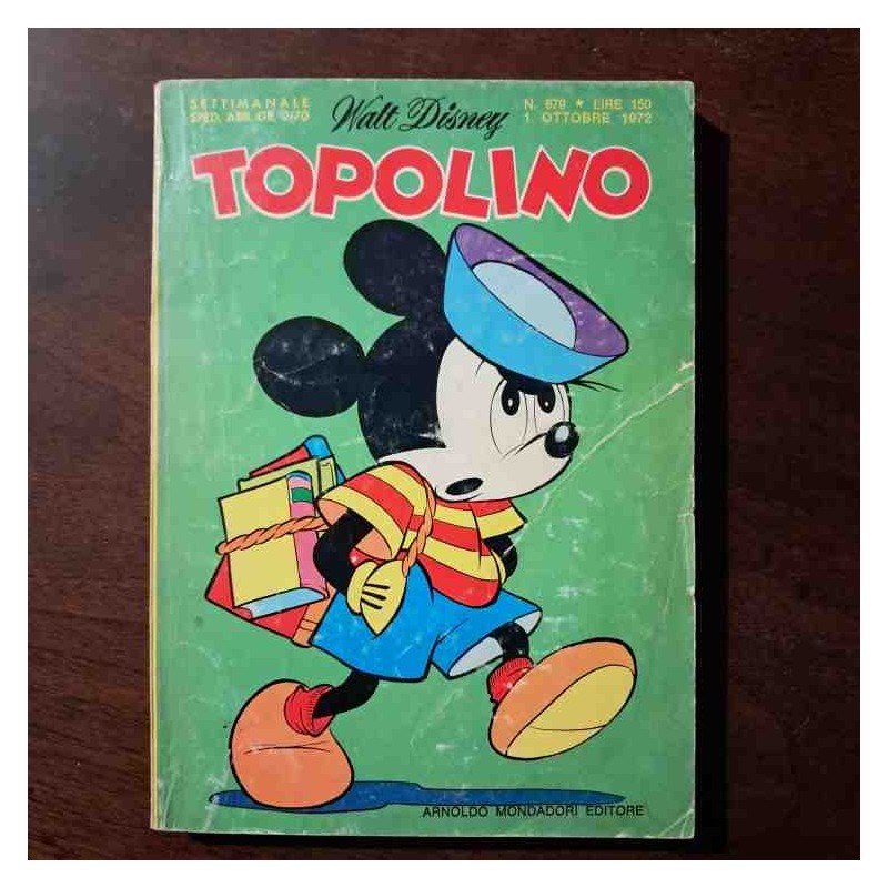 Topolino Libretto n.879 Walt Disney con bollino