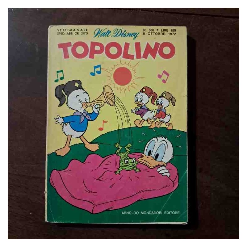 Topolino Libretto n.880 Walt Disney con bollino