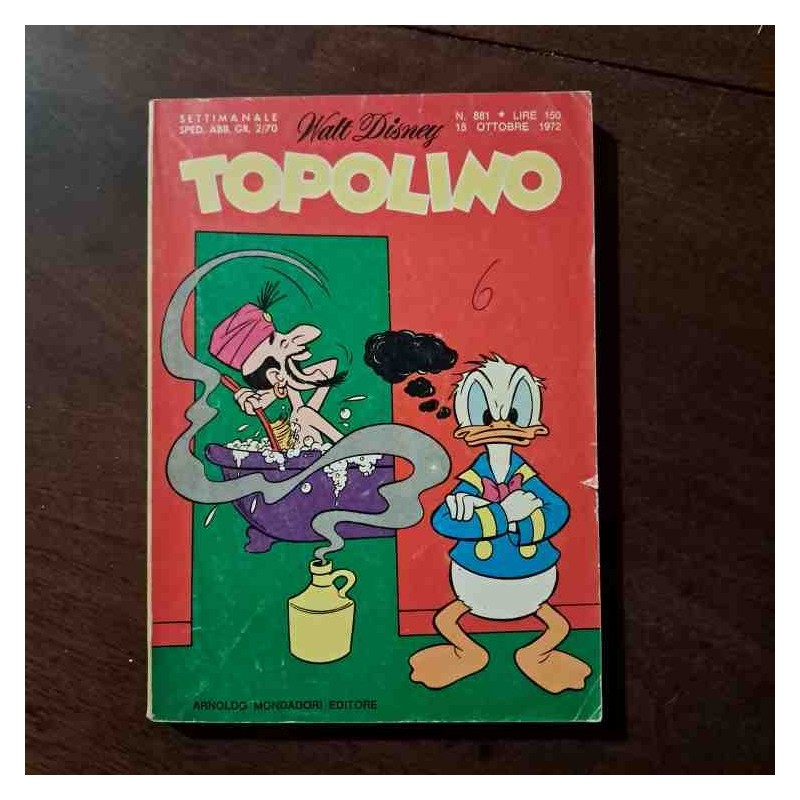 Topolino Libretto n.881 Walt Disney con bollino