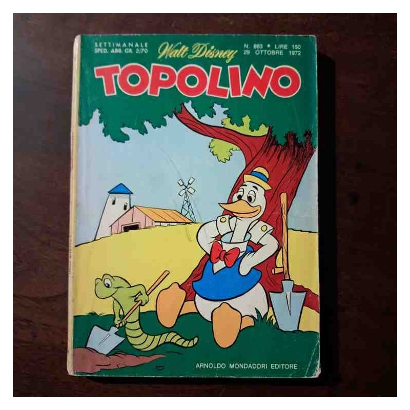 Topolino Libretto n.883 Walt Disney con bollino