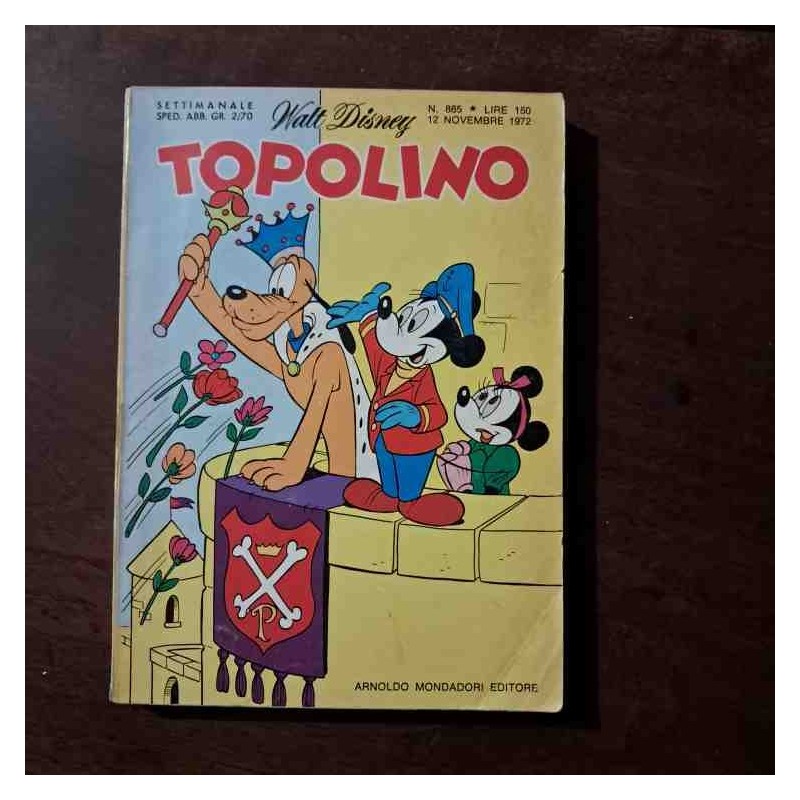 Topolino Libretto n.885 Walt Disney con bollino e con bollino Topo-club