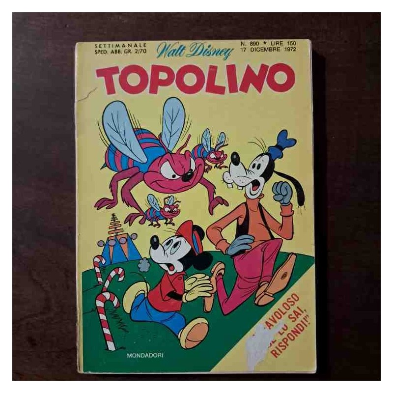 Topolino Libretto n.890 Walt Disney con bollino e cedola