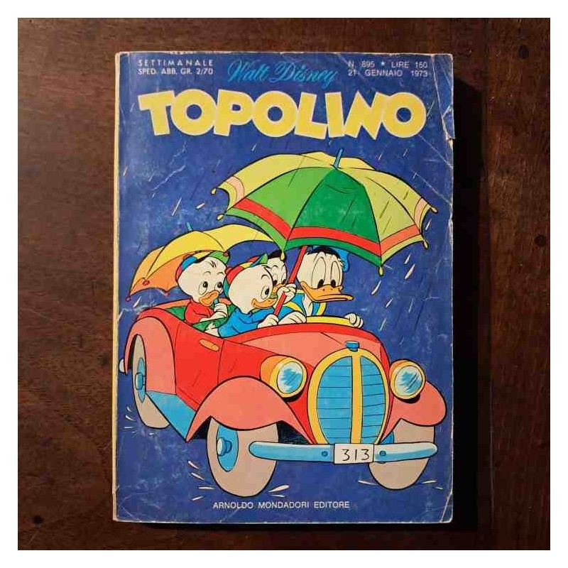 Topolino Libretto n.895 Walt Disney con bollino