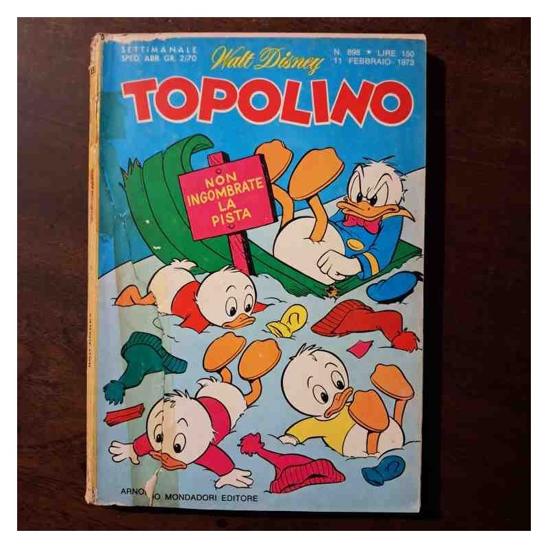 Topolino Libretto n.898 Walt Disney con bollino