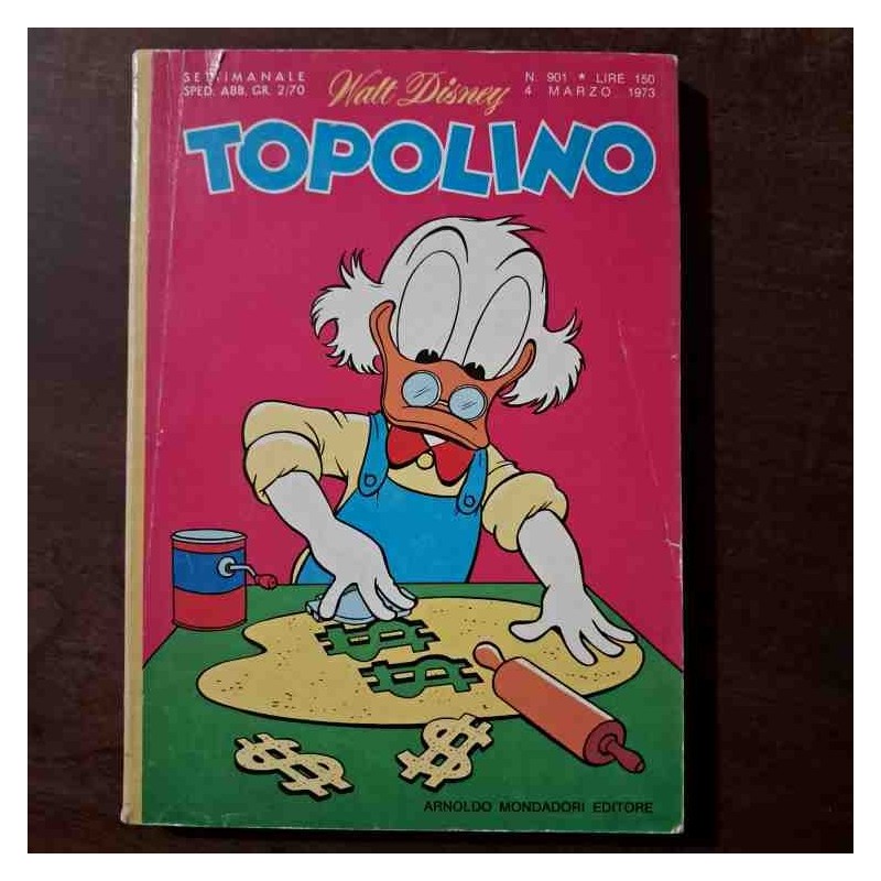 Topolino Libretto n.901 Walt Disney con cedola