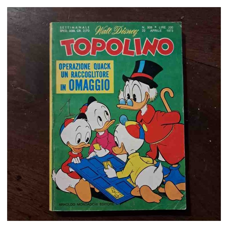 Topolino Libretto n.908 Walt Disney con bollno