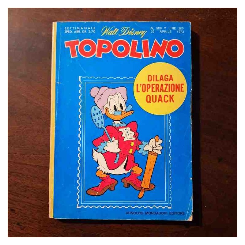 Topolino Libretto n.909 Walt Disney