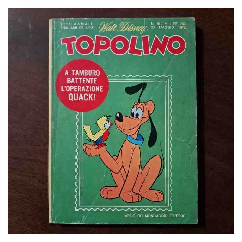 Topolino Libretto n.912 Walt Disney con bollino