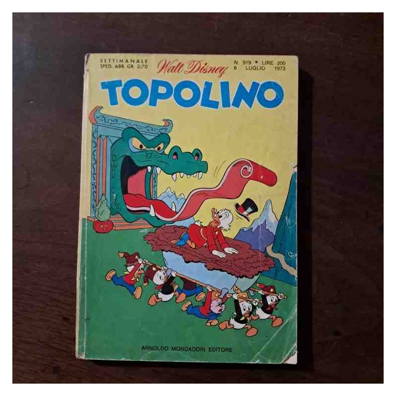 Topolino Libretto n.919 Walt Disney con bollino