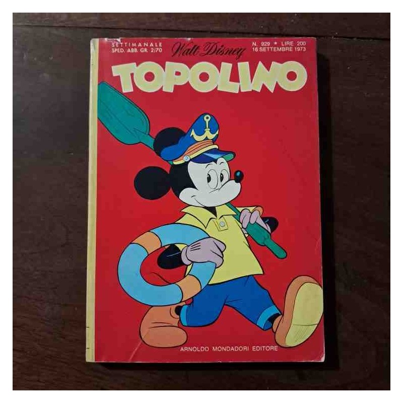 Topolino Libretto n.929 Walt Disney con bollino