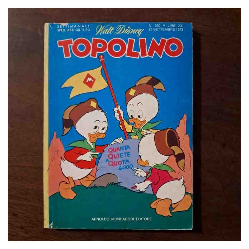 Topolino Libretto n.930 Walt Disney con bollino