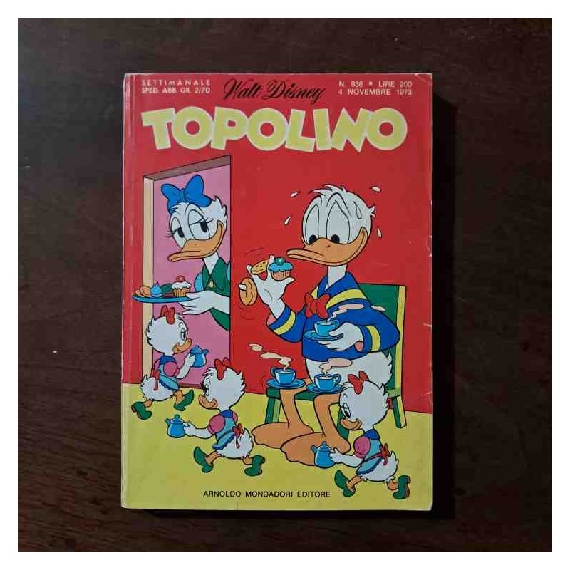 Topolino Libretto n.936 Walt Disney con bollino e cedola