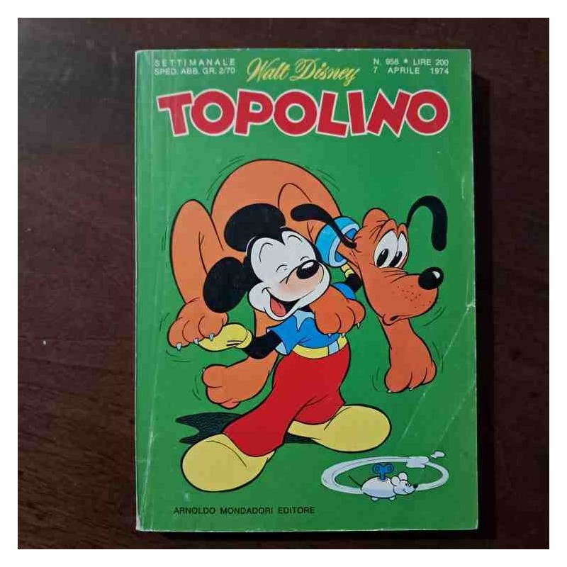 Topolino Libretto n.958 Walt Disney con cedola