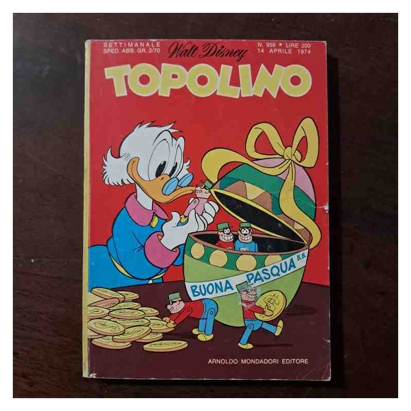 Topolino Libretto n.959 Walt Disney con cedola