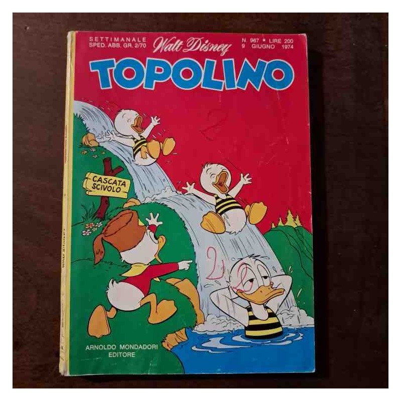 Topolino Libretto n.967 Walt Disney con bollino