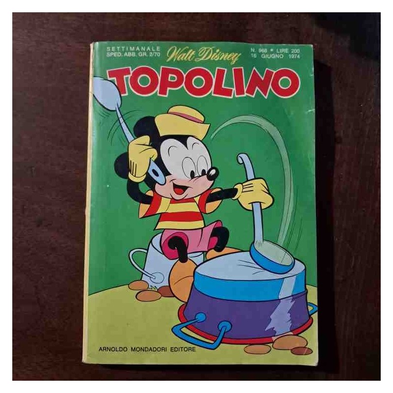 Topolino Libretto n.968 Walt Disney con bollino