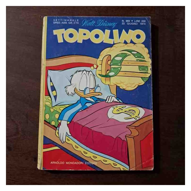 Topolino Libretto n.969 Walt Disney con bollino