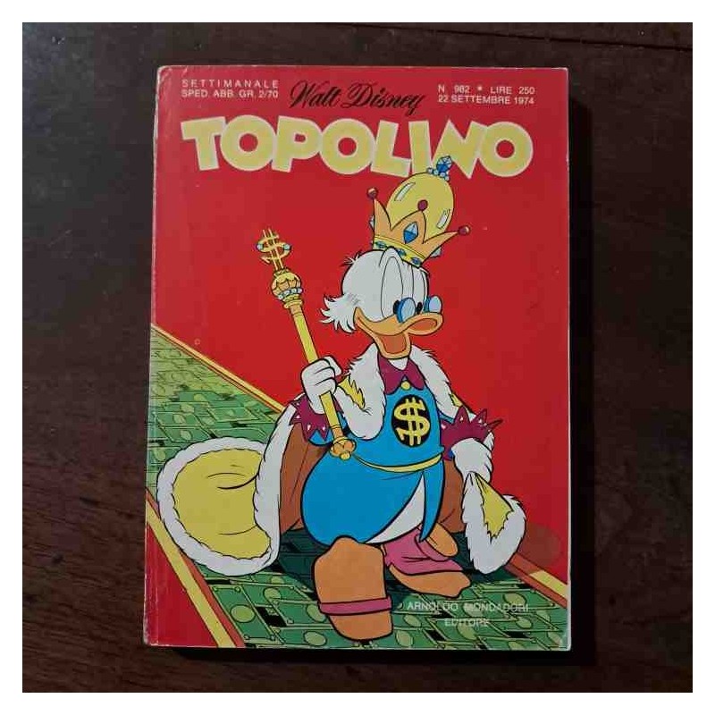 Topolino Libretto n.982 Walt Disney con bollino e cedola