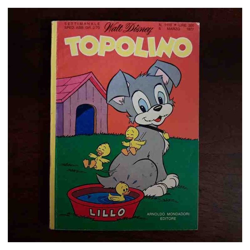 Topolino Libretto n.1110 Walt Disney con bollino