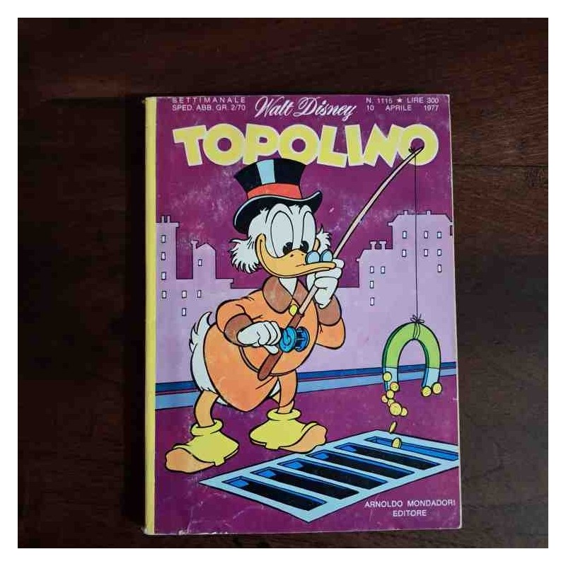 Topolino Libretto n.1115 Walt Disney con bollino