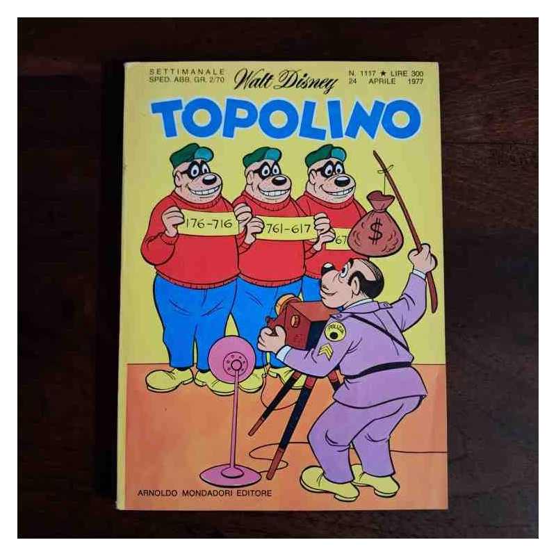 Topolino Libretto n.1117 Walt Disney con bollino