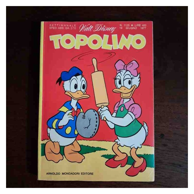 Topolino Libretto n.1125 Walt Disney con bollino