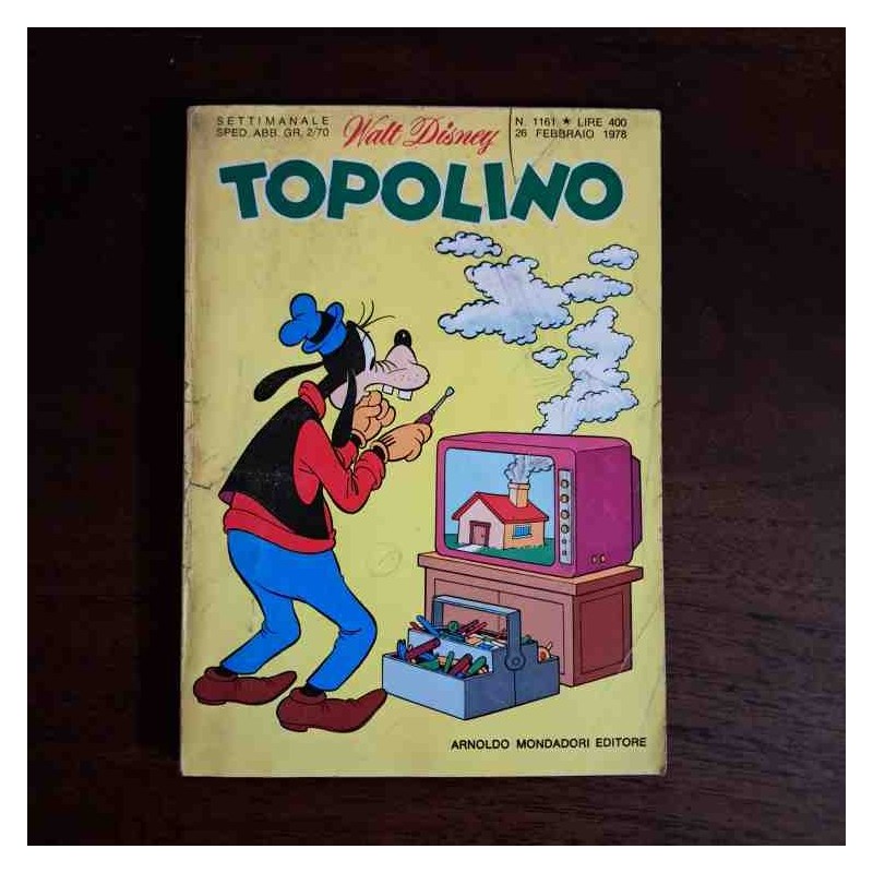 Topolino Libretto n.1161 Walt Disney con bollino