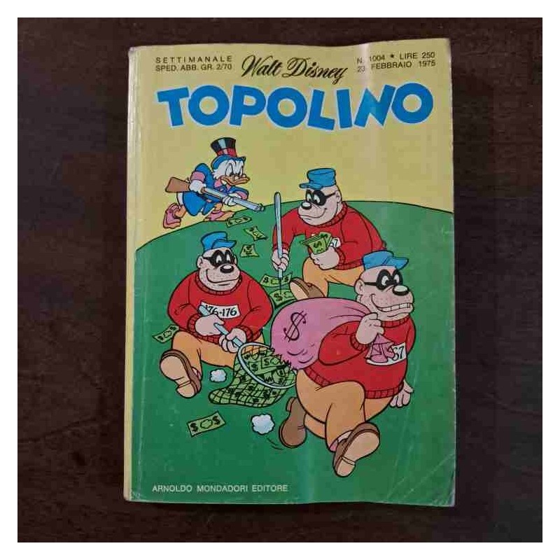 Topolino Libretto n.1004 Walt Disney con bollino