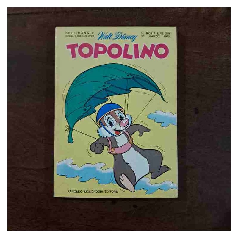 Topolino Libretto n.1008 Walt Disney con bollino