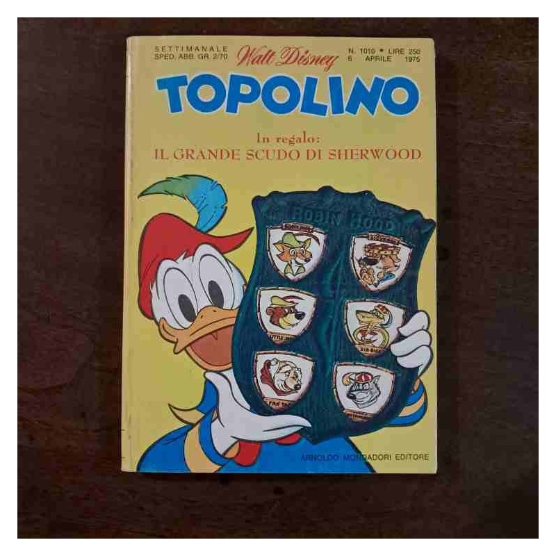 Topolino Libretto n.1010 Walt Disney con bollino