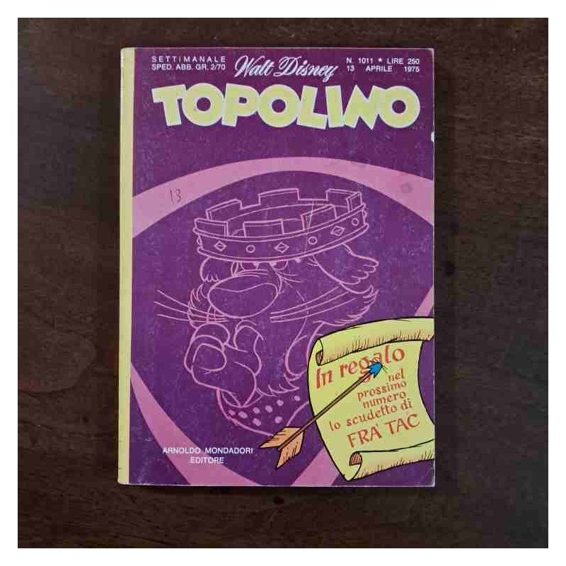 Topolino Libretto n.1011 Walt Disney