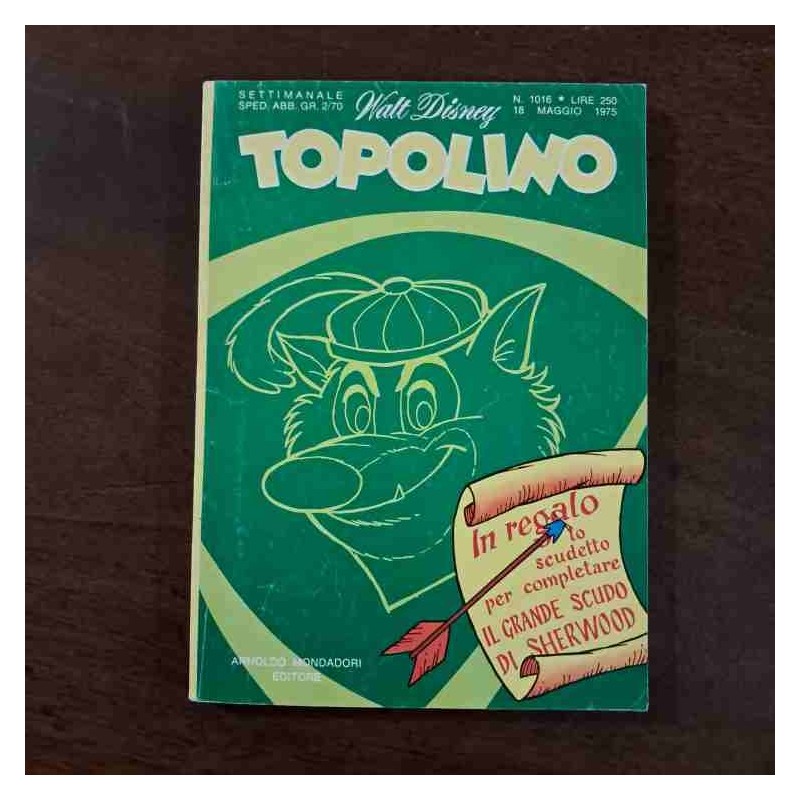 Topolino Libretto n.1016 Walt Disney con bollino