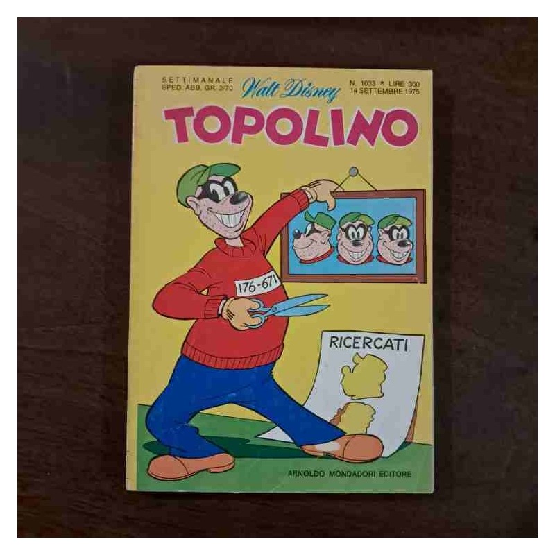 Topolino Libretto n.1033 Walt Disney